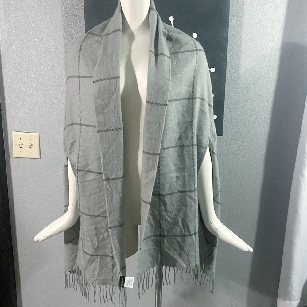 Madewell Windowpane Cape Scarf